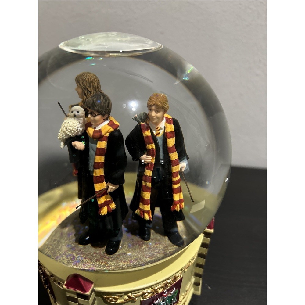 Harry Potter Trio San Francisco Music Box Waterglobe Hermione Ron "Hedwigs Theme - Picture 4 of 17
